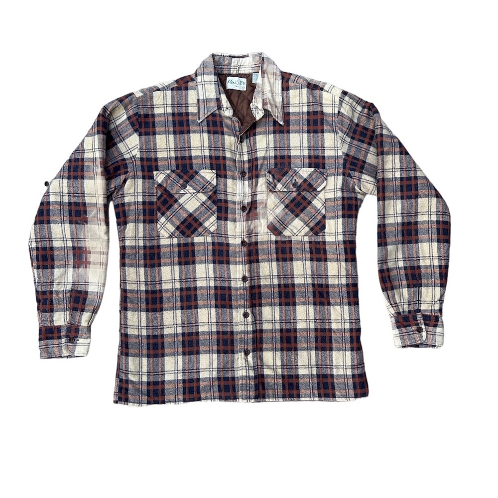 Vintage 70s Flannel Shirt / Jacket